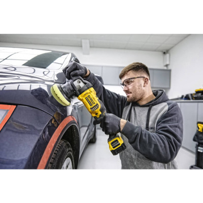 Полірувальна шліфмашина акумуляторна DeWALT DCM848P2