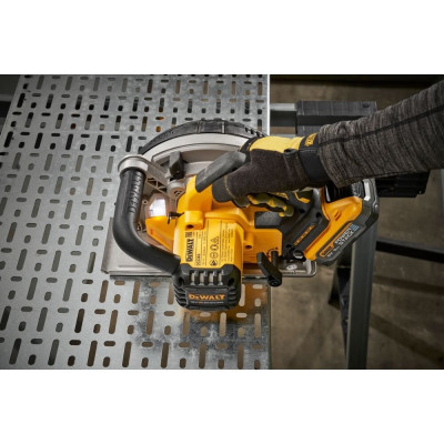 Дискова пила по металу акумуляторна DeWALT DCS383H2