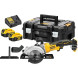 Дискова пила акумуляторна DeWALT DCS571P2
