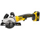 Дискова пила акумуляторна DeWALT DCS571P2
