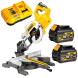 Торцовочная пила аккумуляторная DeWALT DCS777T2