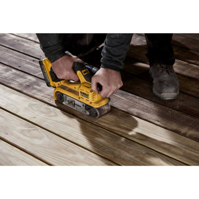 Стрічкова шліфмашина акумуляторна DeWALT DCW220N без АКБ