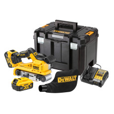 Стрічкова шліфмашина акумуляторна DeWALT DCW220P2