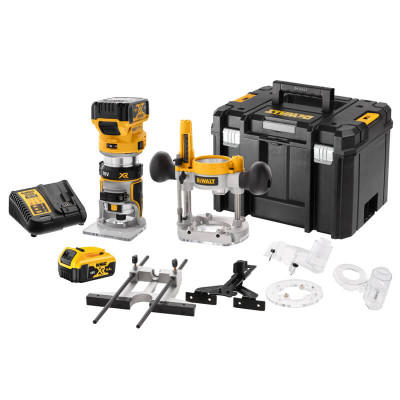 Фрезер акумуляторний багатофункціональний DeWALT DCW604P2