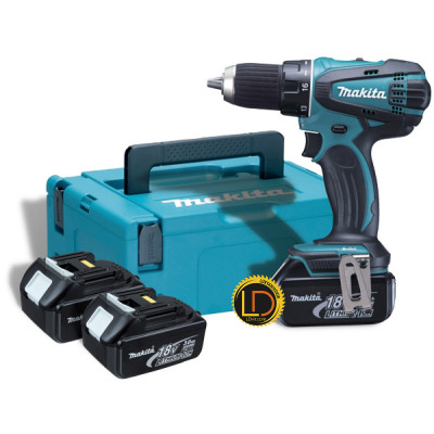 Аккумуляторная дрель-шуруповёрт Makita DDF480RF3J