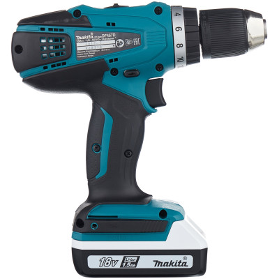 Аккумуляторная дрель-шуруповёрт Makita DF457DWE