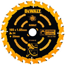 Диск пильний по дереву DeWALT EXTREME 165х20х24 DT10300
