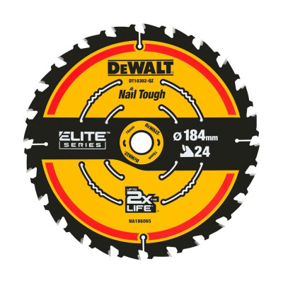 Диски пильні по дереву 10 шт DeWALT Elite Extreme 184х16х24 DT10401_10