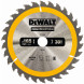 Диск пильний по дереву DeWALT CONSTRUCTION 165х20х30 DT1935