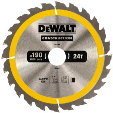 Диск пильний по дереву DeWALT CONSTRUCTION 190х30х24 DT1944