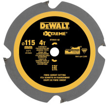 Диск пильний універсальний DeWALT EXTREME 115х9.5х4 DT20421