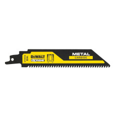 Полотно по металу для шабельної пили DeWALT Extreme Carbide 152 мм 8 TPI DT20436