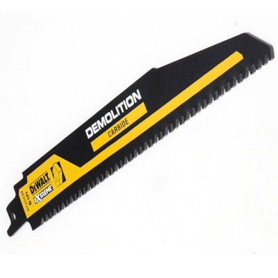 Полотно для дерева для сабельной пилы DeWALT Extreme Carbide 230 мм 6 TPI DT20439
