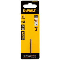 Свердла по металу 3 шт DeWALT Extreme Black & Gold HSS-G 1х12х34 мм DT20510