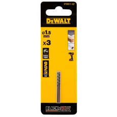 Свердла по металу 3 шт DeWALT Extreme Black & Gold HSS-G 1.5х18х40 мм DT20511