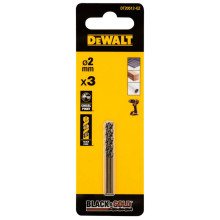 Свердла по металу 3 шт DeWALT Extreme Black & Gold HSS-G 2х24х49 мм DT20512