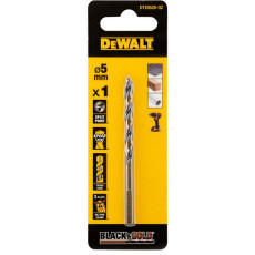 Свердло по металу DeWALT Extreme Black & Gold HSS-G 5х52х86 мм DT20520