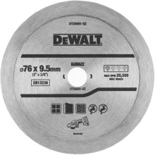 Круг алмазний по кераміці DeWALT 76х10х1 мм DT20591