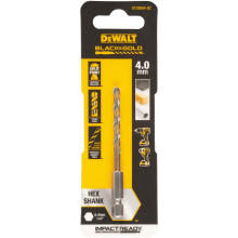 Свердло по металу DeWALT Extreme Impact Black & Gold HSS-G 4х45х80 мм DT20604