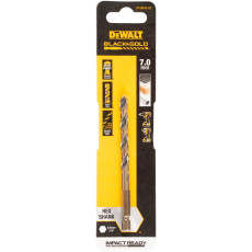 Свердло по металу DeWALT Extreme Impact Black & Gold HSS-G 7х73х111 мм DT20610