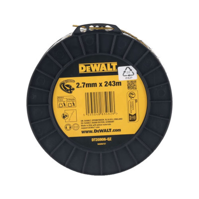 Косильна жилка DeWALT 2.7 мм 210 м DT20906