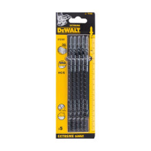 Полотна по дереву для лобзика 5 шт DeWALT HCS 180х155х4 мм T 744 D DT2167