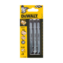 Полотна по дереву для лобзика 3 шт DeWALT BiM 100х75х2.5 мм T 101 BF DT2217