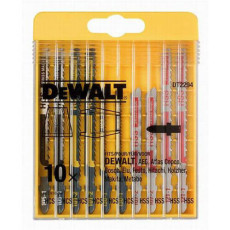 Набір полотен для лобзика 10 шт DeWALT DT2294