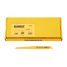 Полотна по дереву для шабельної пили 100 шт DeWALT 228 мм 6 TPI DT2320