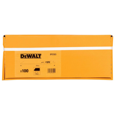 Полотна по металу для шабельної пили 100 шт DeWALT 203 мм 14 TPI DT2323
