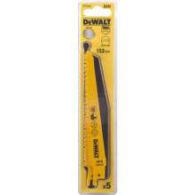 Полотна універсальні для шабельної пили 5 шт DeWALT 152 мм 7 TPI DT2344