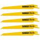 Полотна по дереву для шабельної пили 5 шт DeWALT 152 мм 6 TPI DT2359