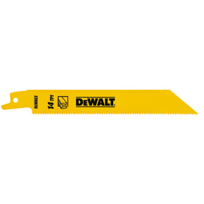Полотна по металу для шабельної пили 5 шт DeWALT 152 мм 14 TPI DT2361
