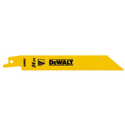 Полотна по металу для шабельної пили 5 шт DeWALT 152 мм 23 TPI DT2385