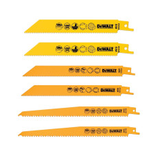 Набір полотен для шабельної пили 6 шт DeWALT DT2444