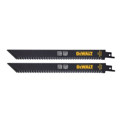 Полотна по спеціальних матеріалах для шабельної пили 2 шт DeWALT 225х1.5 мм 6 TPI DT2450
