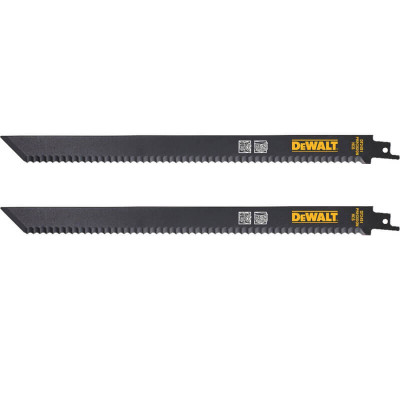 Полотна по специальным материалам для сабельной пилы 2 шт DeWALT 300х1.5 мм 6 TPI DT2451