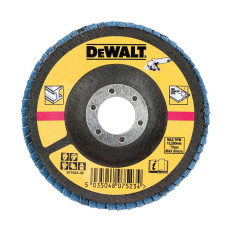 Круг лепестковый по нержавеющей стали DeWALT 125х22.23 мм P36 DT3308