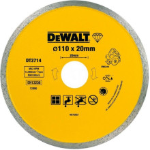 Круг алмазний по кераміці DeWALT 110х20х1.6 мм DT3714
