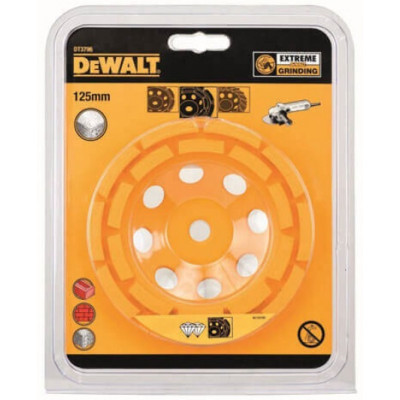 Чашка алмазна Dewalt 125хМ14 висота сегментів 8мм DT3796