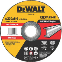 Круг шліфувальний по металу DeWALT Extreme T41 230х22.23х6 мм DT43919