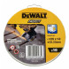 Круги отрезные по нержавеющей стали 10 шт DeWALT Inox FastCut 125х22.23х1 мм DT43972