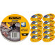 Круги отрезные по нержавеющей стали 10 шт DeWALT Inox FastCut 125х22.23х1 мм DT43972