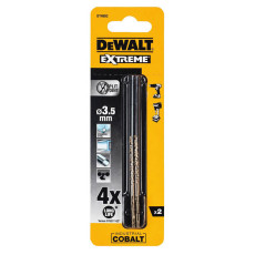 Свёрла по металлу 2 шт DeWALT Extreme Industrial Cobalt HSS-Co 3.5х39х70 мм DT4903