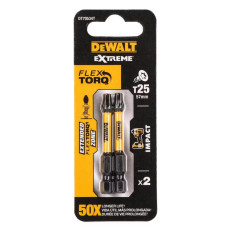 Біти ударні подовжені 2 шт DeWALT Impact Torsion Extreme T25 57 мм DT70534T