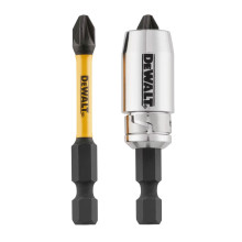 Біти ударні подовжені 2 шт з магнітним утримувачем DeWALT Impact Torsion Extreme PZ2 57 мм DT70535T