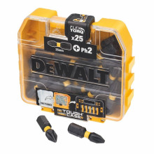 Біти ударні 25 шт DeWALT Impact Torsion Extreme PH2 25 мм DT70555T