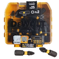 Біти ударні 25 шт DeWALT Impact Torsion Extreme PZ2 25 мм DT70556T