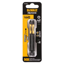 Біти ударні подовжені 2 шт DeWALT Impact Torsion Extreme PH2 89 мм DT70567T