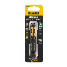 Біти ударні подовжені 2 шт DeWALT Impact Torsion Extreme T20 89 мм DT70568T